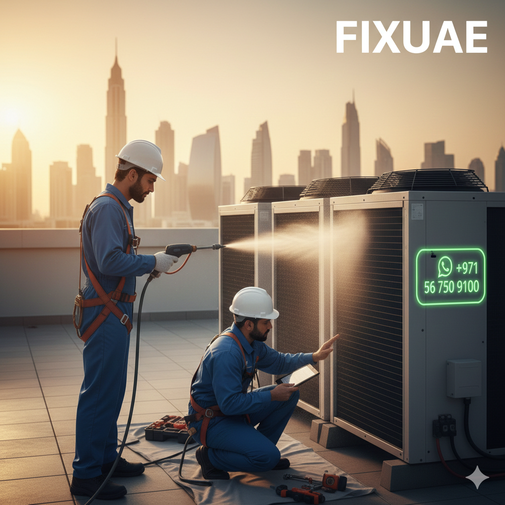 الدليل الشامل لصيانة المكيفات في الإمارات: كيف تضمن كفاءة التبريد وإطالة عمر جهازك؟